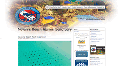 Desktop Screenshot of navarrebeachmarinesanctuary.com